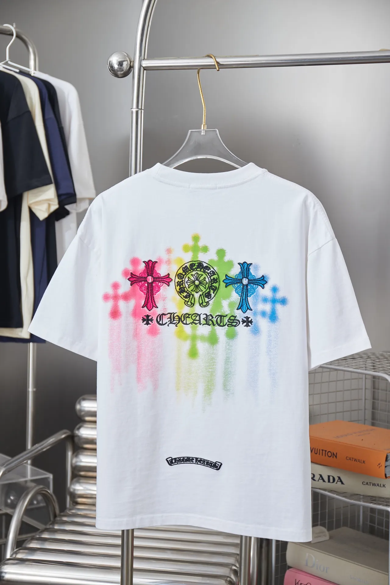 Ch*ome Hearte 26SS New Arrival 100% 32 1X 1 ： ＋ ＋ ：Black/White Size：S/M/L/XL